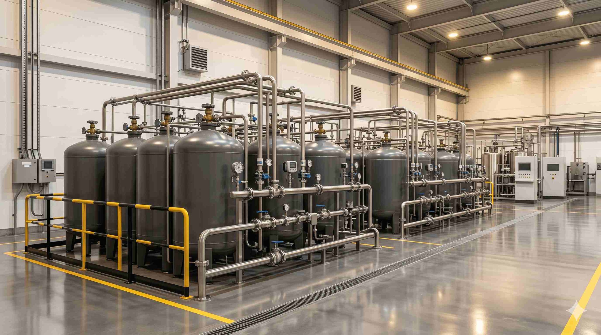 Ilustrasi Fasilitas tangki dan penyimpanan produk dari Distributor Gas Industri Pelita Buana
