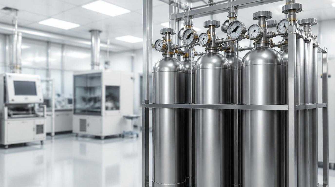 Ilustrasi Pengadaan gas untuk laboratorium presisi menggunakan Gas Helium Subang Pelita Buana