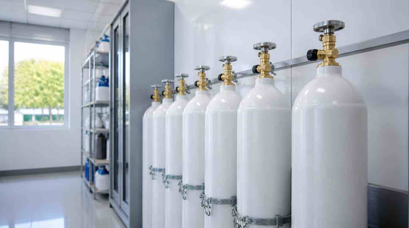 Ilustrasi Layanan sewa tabung gas medis Bekasi yang steril dan teruji K3 untuk klinik